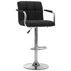 vidaXL Barstol svart tyg 283415