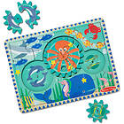 Melissa & Doug Pussel med Kugghjul Havet 18 Bitar