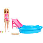 Barbie Lekset Docka & Pool