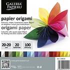 Galleri Papper Origami 20x20 cm 100 st 20 Färger