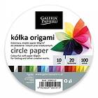 Galleri Papper Origami Runda 100 st 10 cm 20 Färger