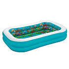 Bestway Uppblåsbar Plaskpool För Barn 3d 262 X 175 X 51cm