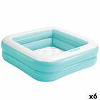 Intex Uppblåsbar plaskpool för barn Fyrkantig 57l 86 x 25 x 86cm