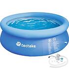 TecTake Pool rund med filterpump Ø 300 x 76 cm 