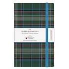 The Queen Elizabeth II Platinum Jubilee Tartan Cloth Large Notebook