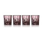 Lyngby Glas Sorrento Shotglas 4 cl 4-pack Rosa