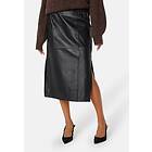 Selected FEMME Fianna HW Midi Leather Skirt