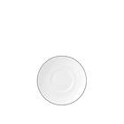 Wedgwood Vera Wang Blanc Sur Blanc Espresso Saucer 12,5cm