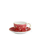 Wedgwood Wonderlust Crimson Jewel Teacup Saucer 21cm