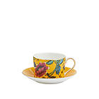 Wedgwood Wonderlust Yellow Tonquin Teacup Saucer