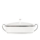 Wedgwood Vera Wang Lace Platinum Covered Vegetable Dish 19cm