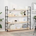 vidaXL Floating Shelves 2 pcs 120x30x2 cm Unfinished Solid Acacia Wood 3279380