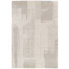 Bobochic Tapis poil court EKKO motif abstrait gris clair 120x170