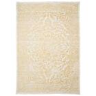 Bobochic Tapis poil ras HIND motif abstrait jaune 120x170