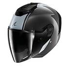 Shark Rs Jet Carbon Blank Open Face Helmet Svart XS