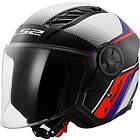 LS2 Of616 Airflow Ii Rush Open Face Helmet Svart S