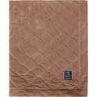 Lexington Quilted Organic Cotton Velvet Överkast 160x240 cm, Beige