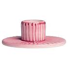 Mateus Stripes Ljusstake 8 cm, Rosa