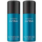 Davidoff 2-pack Cool Water Body Spray 150ml