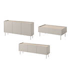 Bobochic Ensemble ATLAS avec buffet 170 cm meuble TV 170 cm table basse 120 cm beige