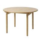 Bobochic Table à manger D120 cm CIOTAT placage chêne