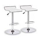 Habitat et Jardin Lot de 2 tabourets bar Blanc