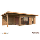 Palmako Stuga Andrea 26,2 m2 (inv. m2) 17,1+7,9 Slide BNDIP 111208 M2