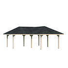 Palmako Stuga Bianca 24,9 m2 impregnerad transparent 110155 M2