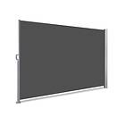 Vounot Paravent retractable avec housse de protection 160x300cm Gris