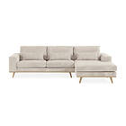 Concept 55 Copenhagen Divansofa Cordfløyel Beige