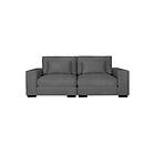 Trademax Dubai 2-seters Sofa Fløyel Mørkegrå