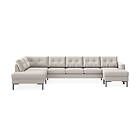 Trademax Frillestad 5-seters U-sofa Divan Høyre Beige