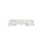Trademax Olenne Sofa m. Divan og Sjeselong 6-seters Hvit