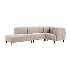 Trademax Space 4-seters Modulsofa med Sjeselong Beige