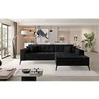 Trademax Solangis Divansofa Høyre Svart
