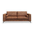 Ocean Lyx 3-seter Sofa Brun/Lær