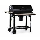 Habitat et Jardin Barbecue charbon XXL de bois King 95 x 63 105 cm Noir