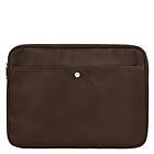 Fan Palm Brown Nylon Laptop Sleeve