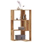 vidaXL Bokhylla hörn 3 hyllplan ek 50x50x102 cm konstruerat trä 852599