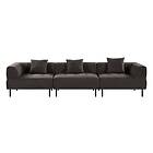 Chilli 3-sits Modulsoffa Bunbury Grå
