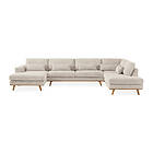 Chilli U-soffa Haga Manchester Beige 1208675