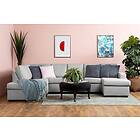 Scandinavian Choice U-soffa Nevada XL Divan Höger Ljusgrå