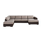 Trademax Cuba U-Soffa Divan Höger Brun/Beige 917834