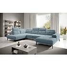 Trademax Devender Soffa m. Divan och Schäslong Ljusblå CO-BRE-LT-100SAV