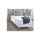 Ensemble Matelas Ressorts Mémoire de forme ODYSSEE Sommier Dimensions 90 x 190 cm Blanc