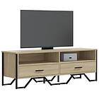 vidaXL Tv-bänk sonoma ek 122x34x41 cm konstruerat trä 848580