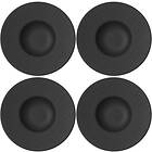 Villeroy & Boch Manufacture Rock Pastatallrik 27,8 cm Svart, 4-pack