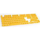 Ducky PBT Double-Shot Keycap Set Yellow DE Layout