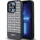 DKNY Magsafe Läder Printed Pattern Metal Logo till iPhone 15 Pro Max