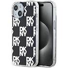 DKNY IML Checkered Mono Pattern till iPhone 15/14/13